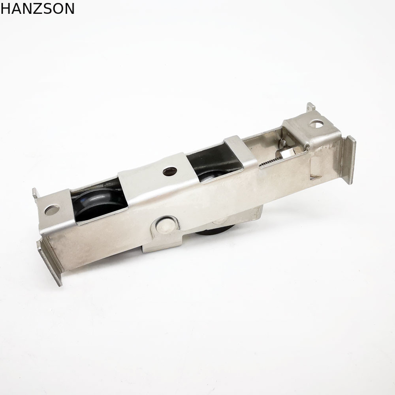 Rouleaux de porte coulissante en nylon 21*20 roue de fenêtre en acier inoxydable