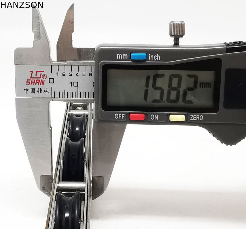 Roue de fenêtre en aluminium poulie de porte en verre roue de fenêtre coulissante à rouleaux coulissants