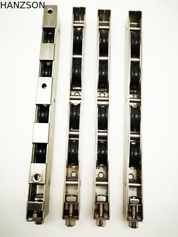 Roue de fenêtre en aluminium poulie de porte en verre roue de fenêtre coulissante à rouleaux coulissants