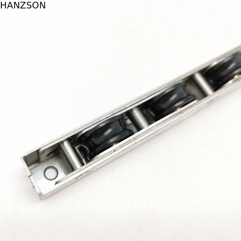 Fabricant de poulies de porte 15*17 Roues de portail coulissant Roulettes en nylon pour patio Roue de porte coulissante en acier inoxydable