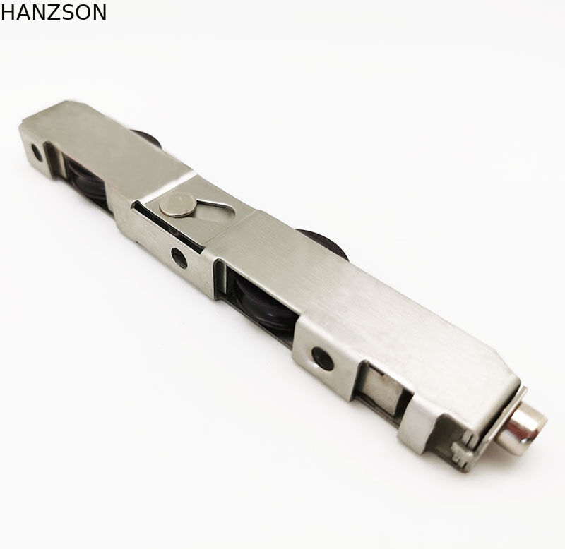 Rail et galet de porte pour système de porte coulissante Poulie en acier inoxydable Roue de porte et fenêtre