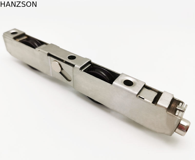 Rail et galet de porte pour système de porte coulissante Poulie en acier inoxydable Roue de porte et fenêtre