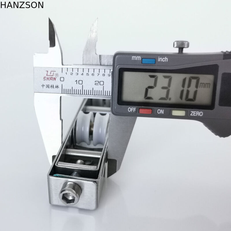 Roue à rouleaux lourds poulie de porte en acier inoxydable poulie de porte avec roulement rouleau de porte de fenêtre coulissante