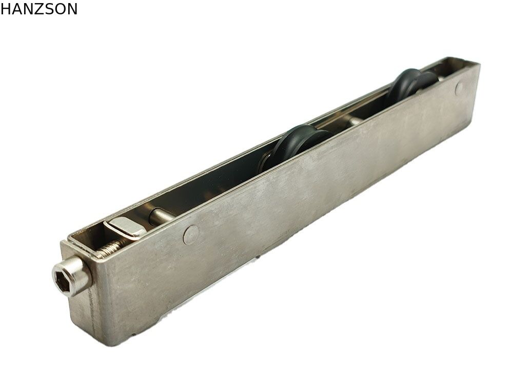 Roue coulissante robuste pour poulie de porte vitrée 16*28 Rouleau de fenêtre coulissante en nylon Roulement en acier Rouleau de porte coulissante