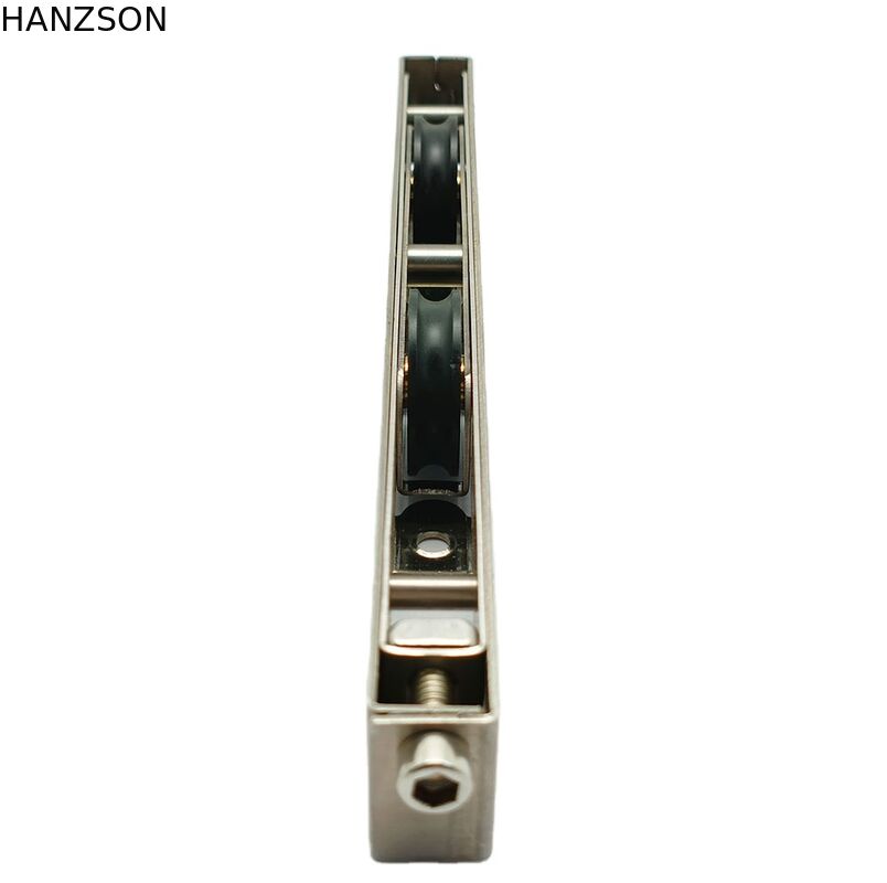 Roue coulissante robuste pour poulie de porte vitrée 16*28 Rouleau de fenêtre coulissante en nylon Roulement en acier Rouleau de porte coulissante