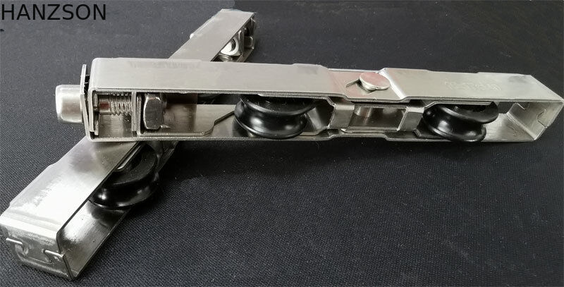 Roue de porte à grande capacité roue en acier inoxydable roue de roulement 15*17 roue de roulement à poulie de porte rouleau coulissant de fenêtre rouleau de roulement