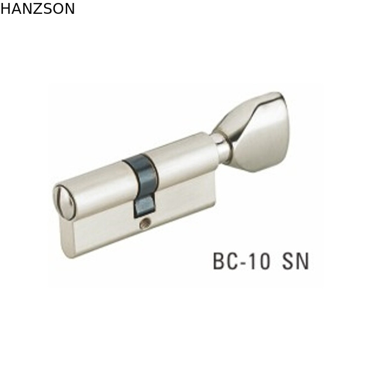 Euro cylindre durable de serrure de porte de profil, taille du cylindre 33.3×17.3×10.3mm de serrure de salle de bains