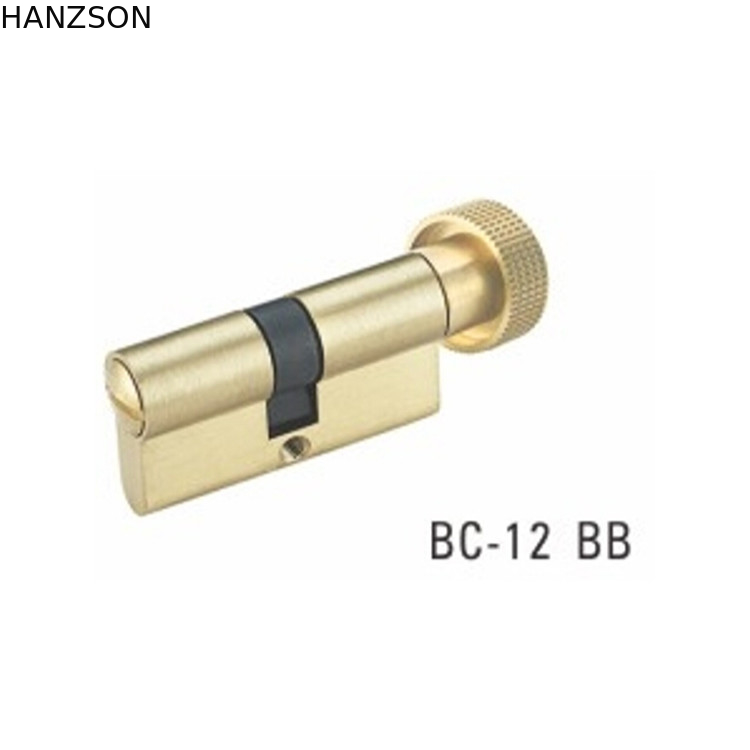 Euro cylindre durable de serrure de porte de profil, taille du cylindre 33.3×17.3×10.3mm de serrure de salle de bains