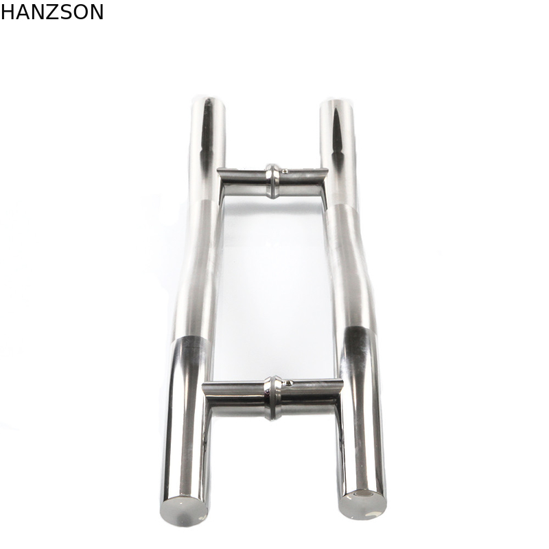 Type en verre diamètre des accessoires S de matériel de porte de 316SS 304SS de la poignée 19mm de pièce de douche