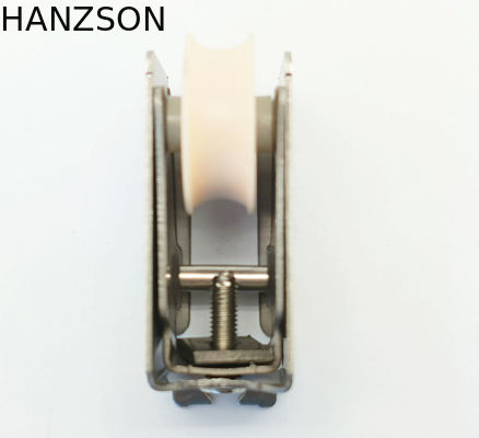 Style européen moderne de rouleau en nylon de porte coulissante du fer SS201 souillant non