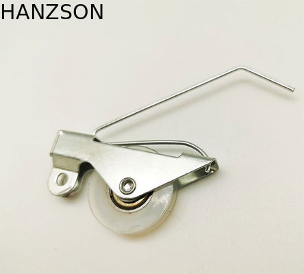 OEM en aluminium de matériel de feuille de fer des rouleaux 1.2mm de porte coulissante de couverture en plastique