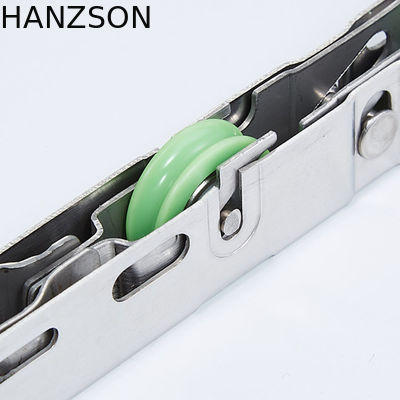 Rouleaux de porte coulissante d'ODM résistants avec 2 roues POM Iron Material