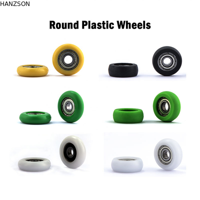 6200zz 6201zz soutenant l'OEM en nylon de rouleaux de porte pour la porte en verre de glissement