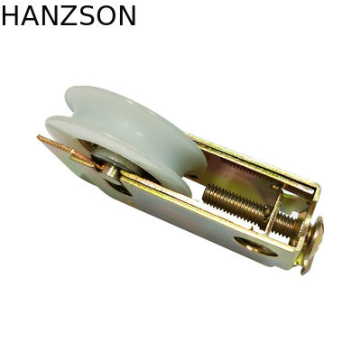 Les rouleaux de porte coulissante de cabinet repassent pour zinguer la surface matérielle d'oxydation