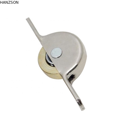 Roues en alliage de zinc de poulie de Sash, glissant des roues de rouleau de fenêtre en aluminium